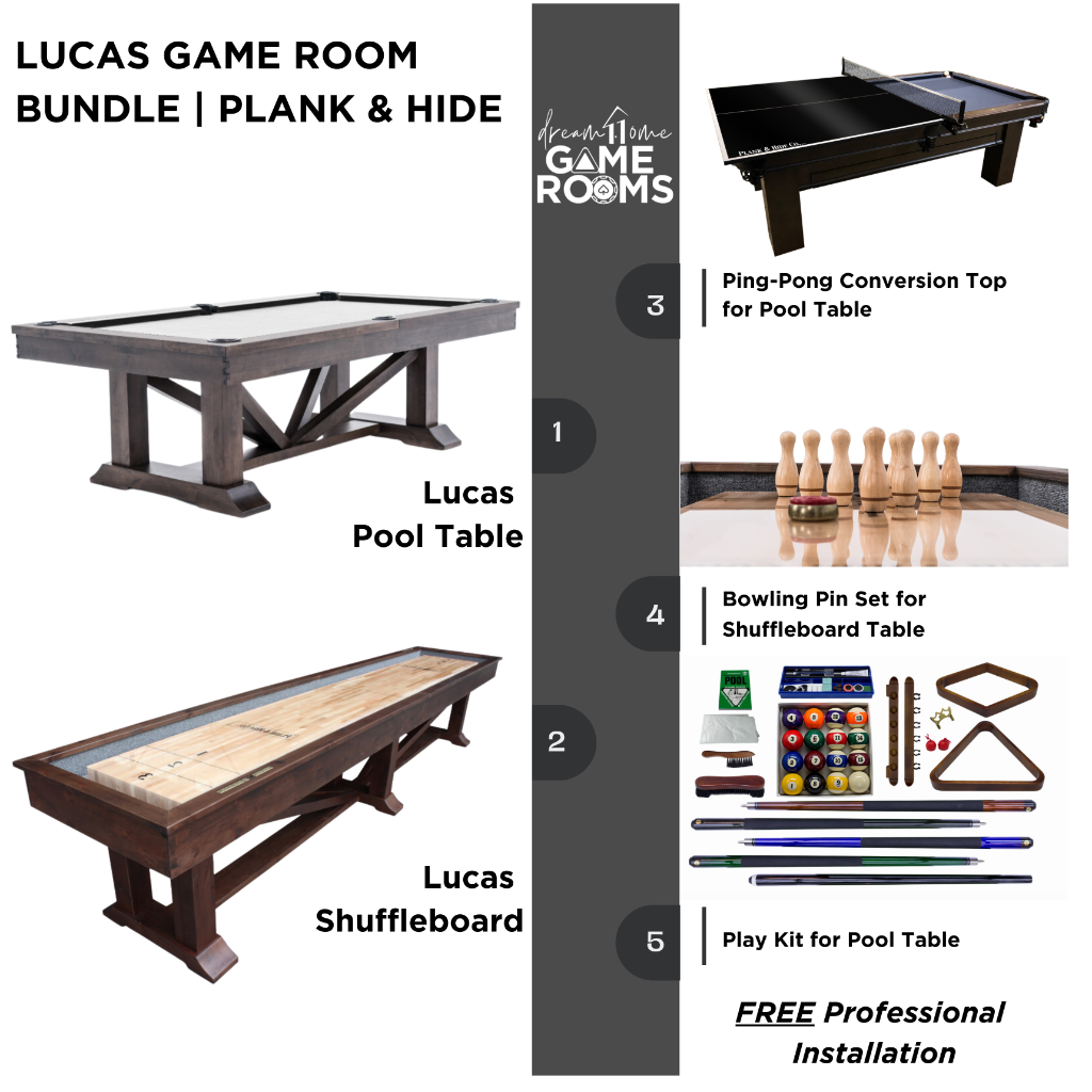 Lucas Game Room Bundle Plank and Hide DHGR-87023-87504