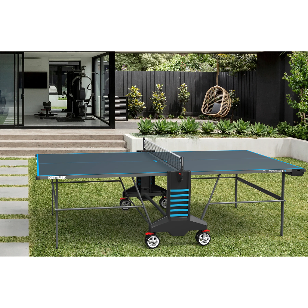 KETTLER Outdoor 4 Table Tennis Table Bundle 7167-890