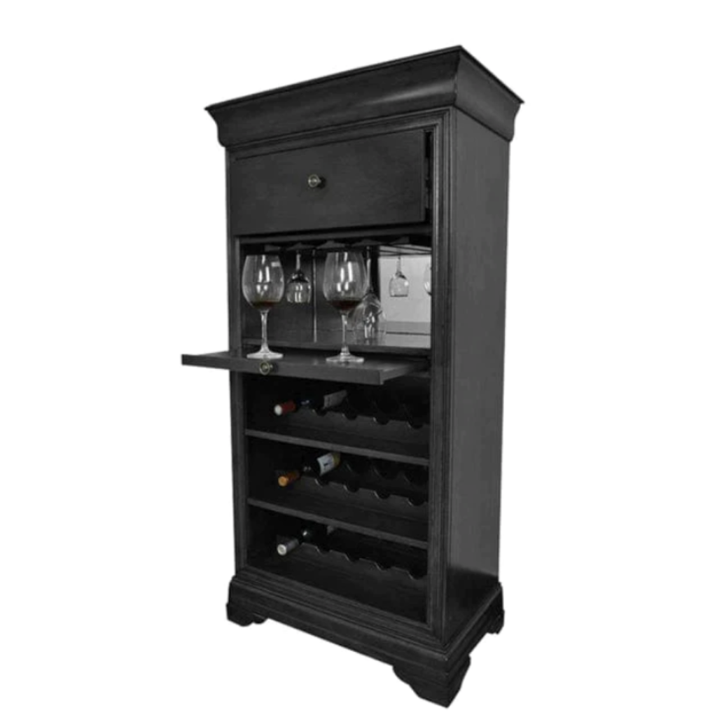 Bar Cabinet with Wine Rack RAM Game Room BRCB2