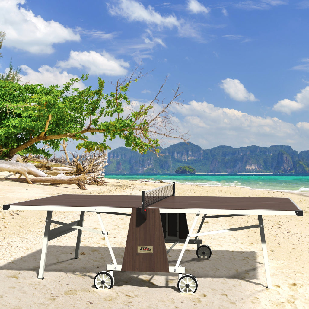 Kona Outdoor Table Tennis Table 4-Player Bundle by STAG 7171-850
