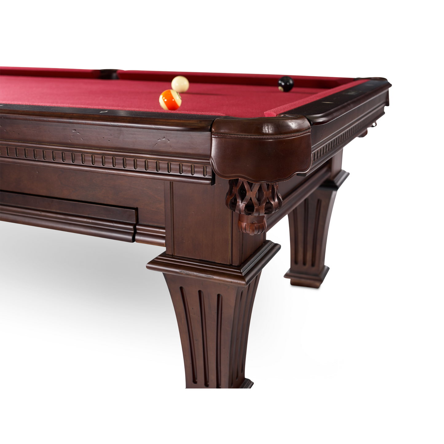 Talbot 8' Pool Table with Drawer Plank & Hide (87010-MOC)