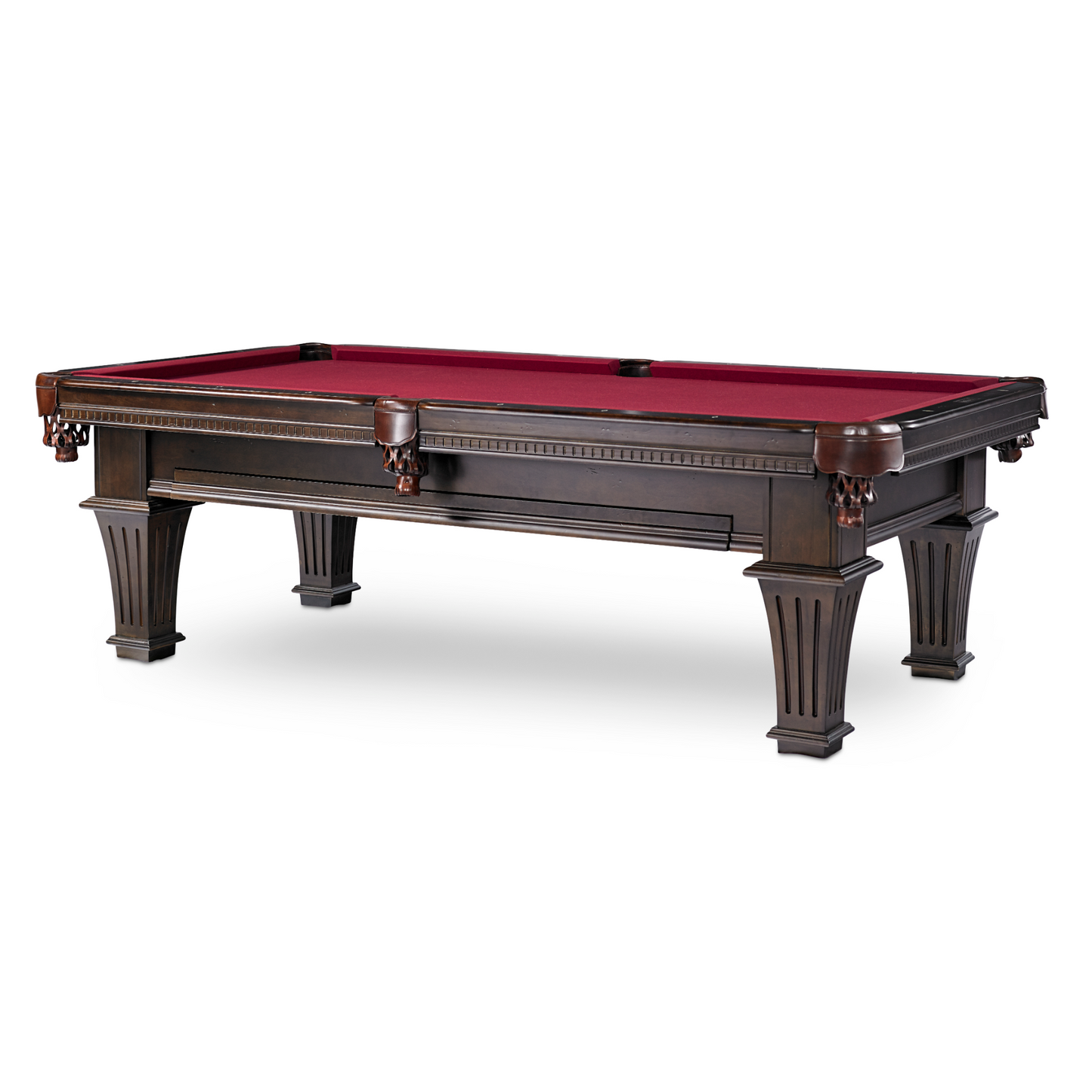 Talbot 8' Pool Table with Drawer Plank & Hide (87010-MOC)