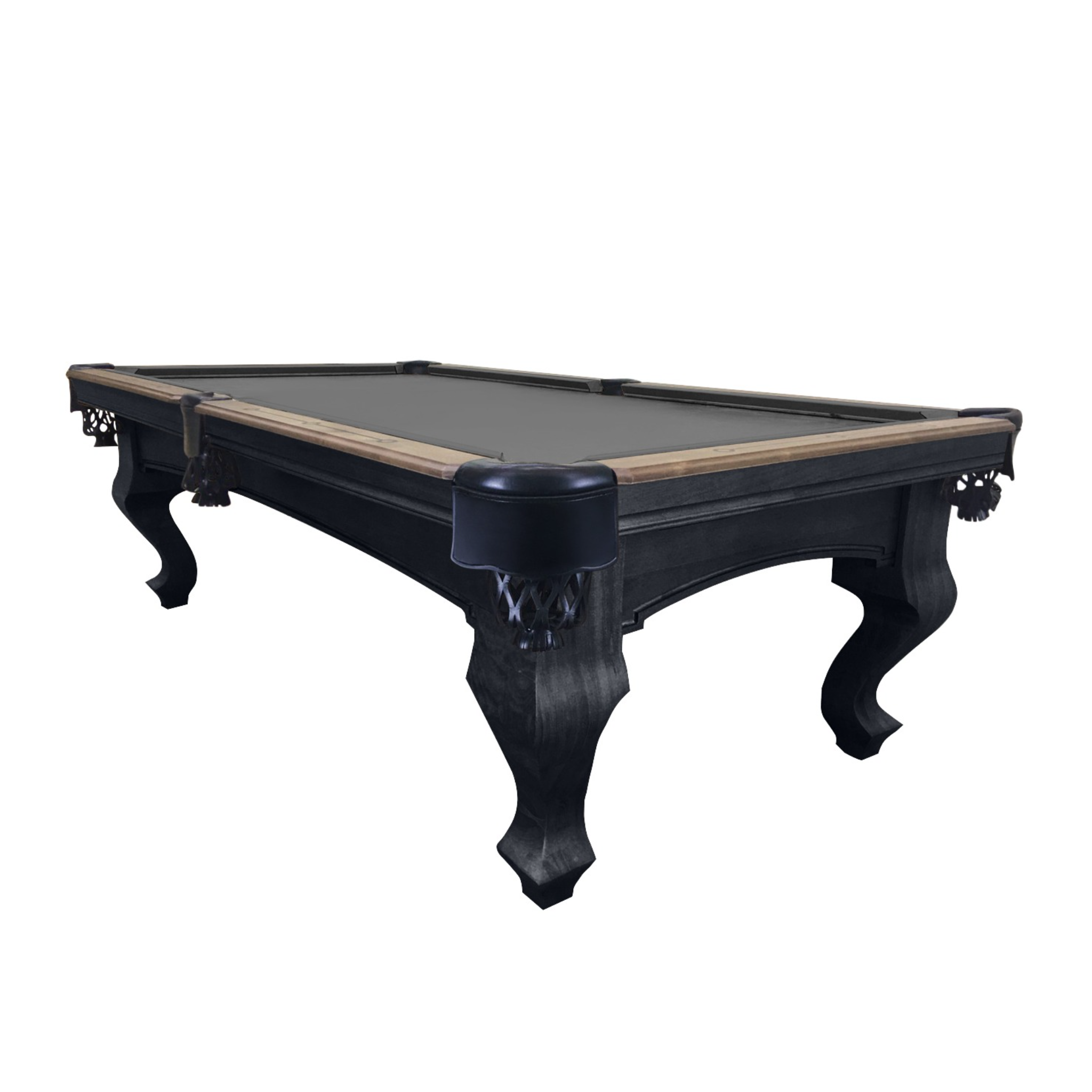 Teton Wood Pool Table Plank and Hide 87002-BLA-TUM