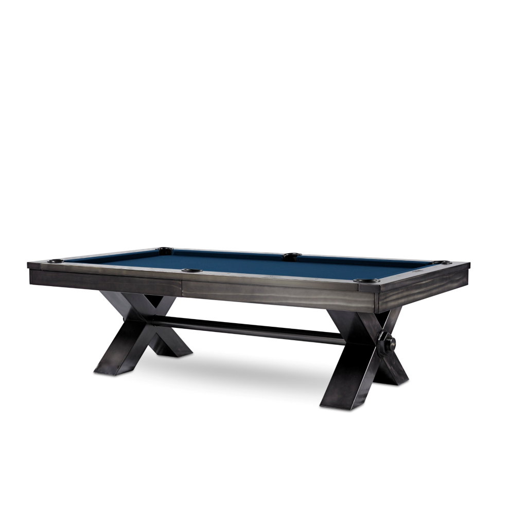 Vox Steel Pool Table Gun Metal Grey Plank & Hide 28000-GUN-VOX