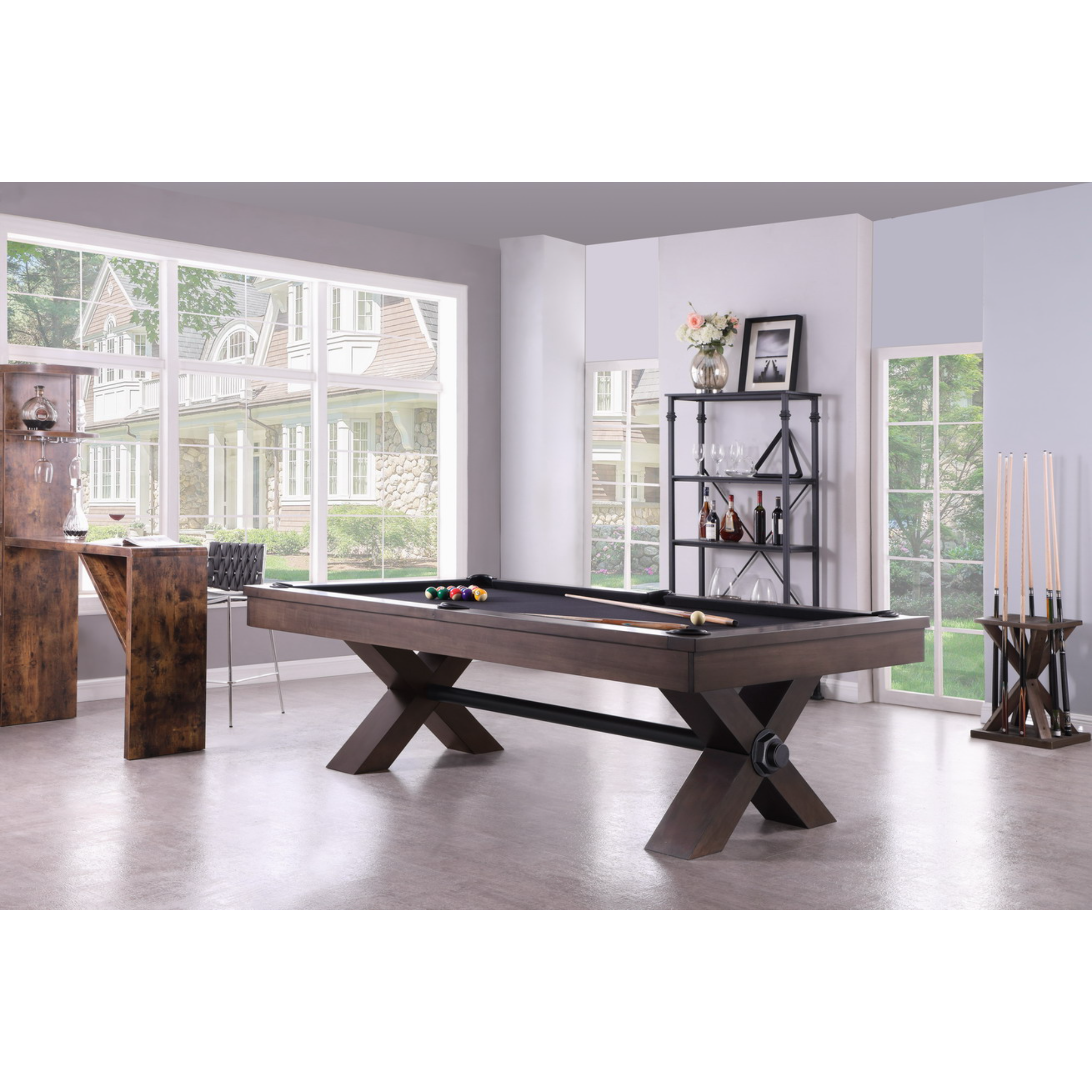 Vox Wood Pool Table Plank and Hide 28008-WAL