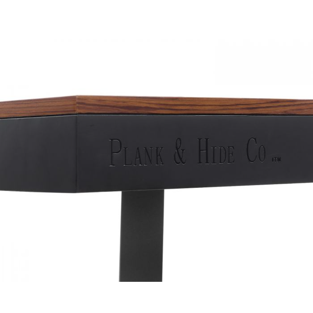 Harper in Black Ping Pong Table with Drawers Plank & Hide 87003-BLA-TUM