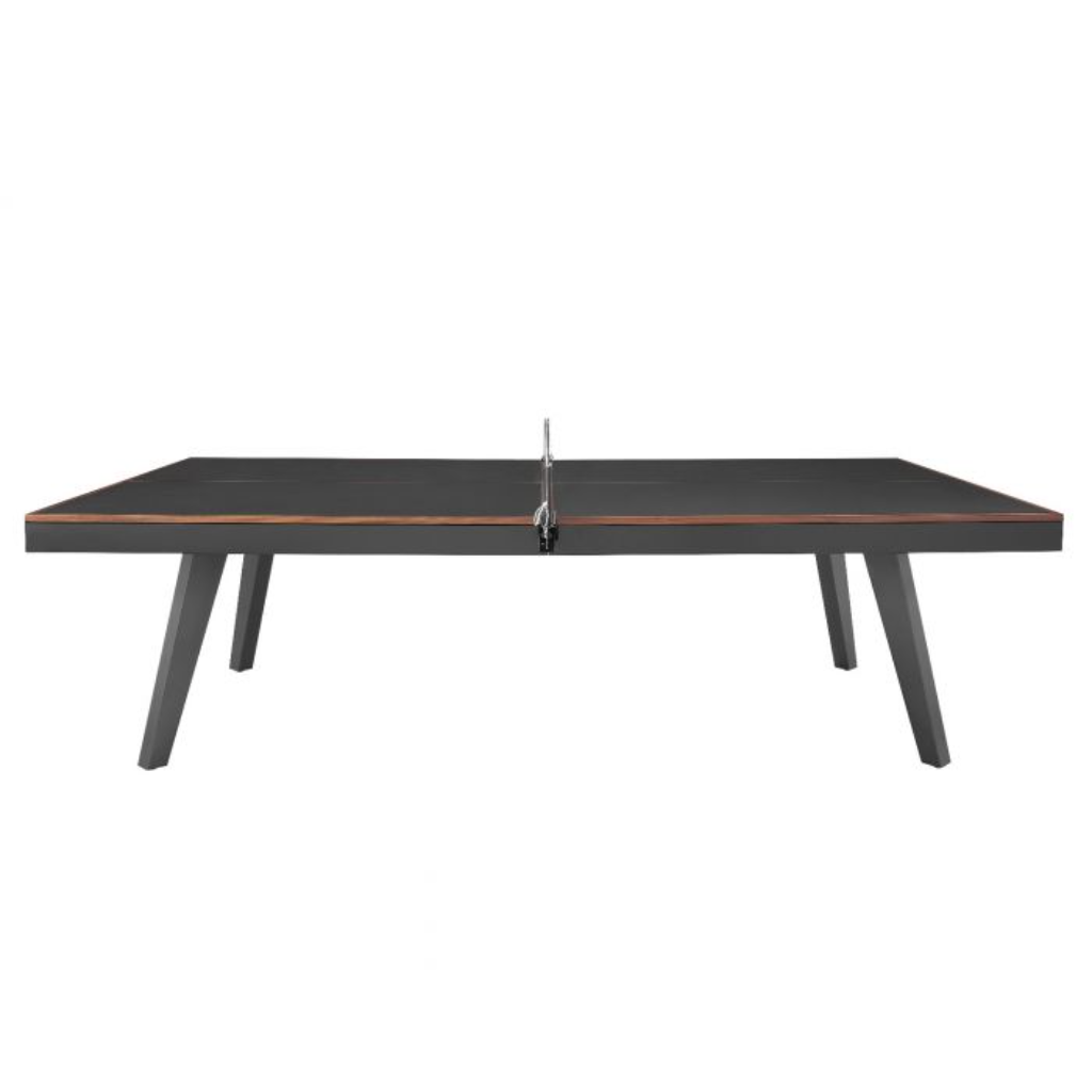 Harper in Black Ping Pong Table with Drawers Plank & Hide 87003-BLA-TUM
