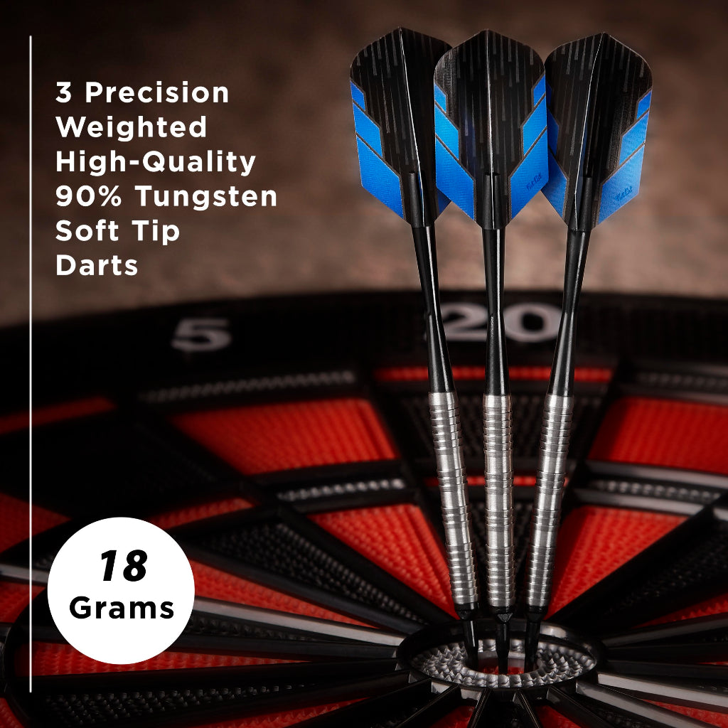 Bulletz 90% Tungsten Soft Tip Darts 18 Grams by Fat Cat 26-4410