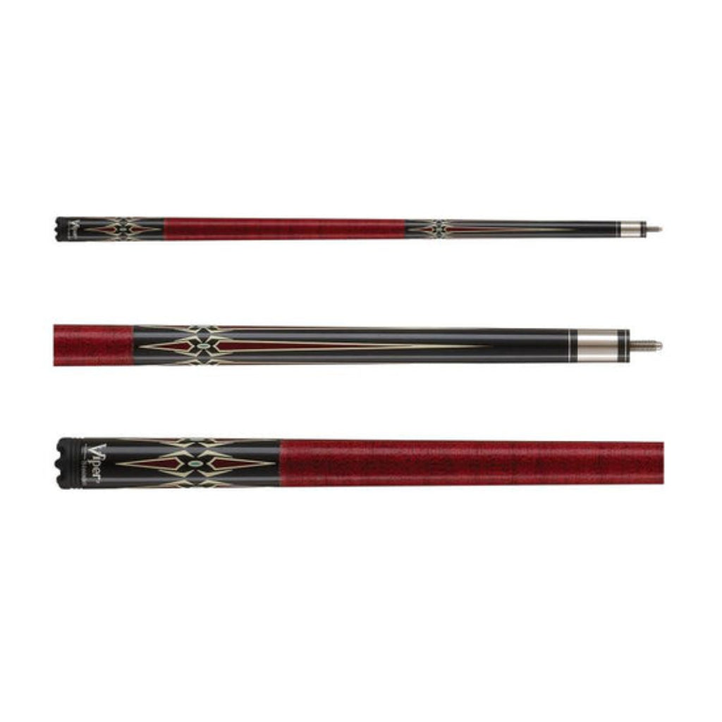 Sinister Red Diamonds Billiard/Pool Cue Stick by Viper 50-1351