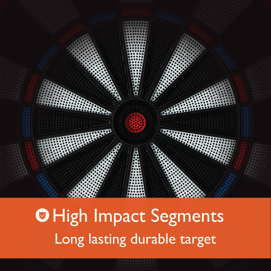 Mercury Electronic Dartboard 13.5" Compact Target by Fat Cat 42-1053