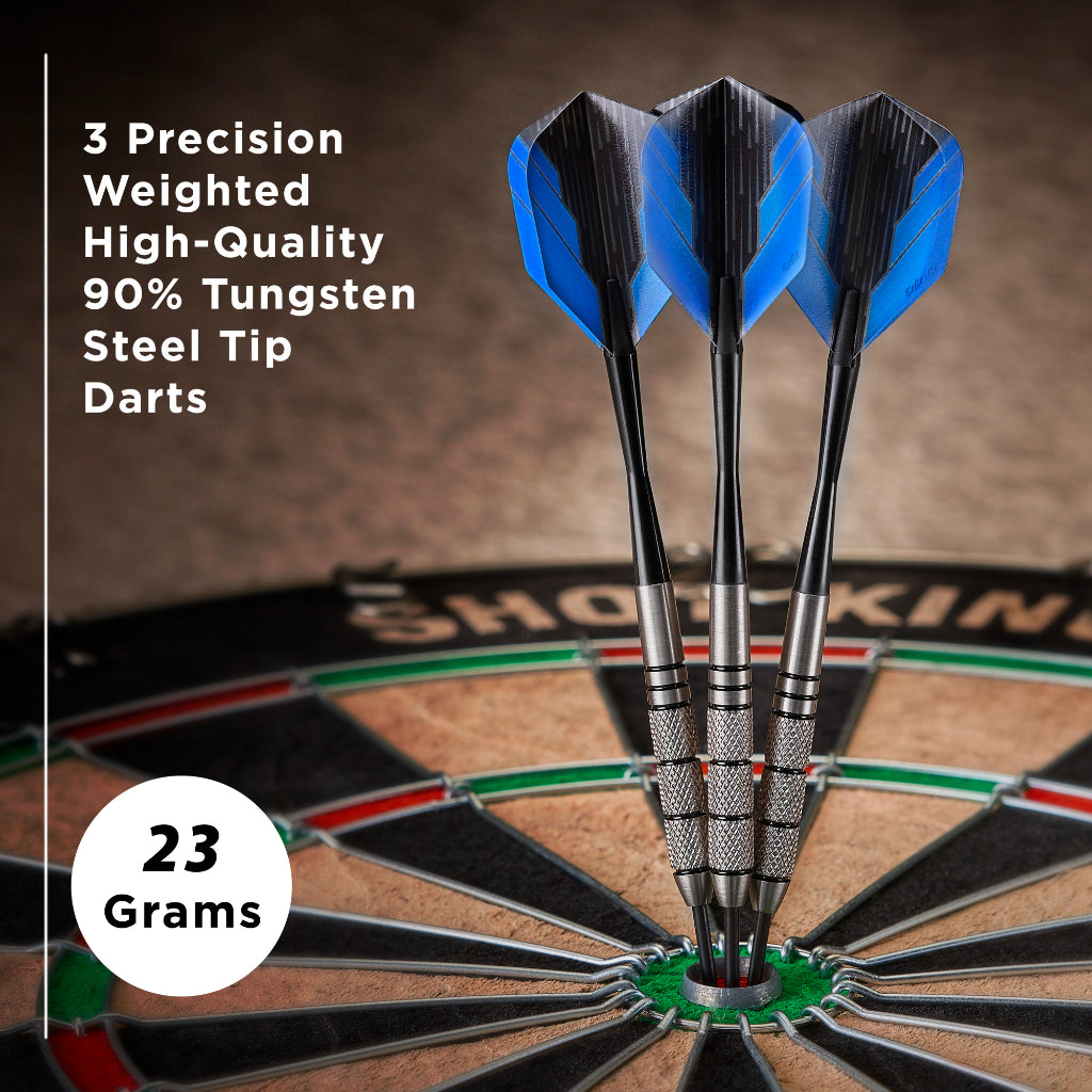 Bulletz 90% Tungsten Steel Tip Darts 23 Grams by Fat Cat 26-4411