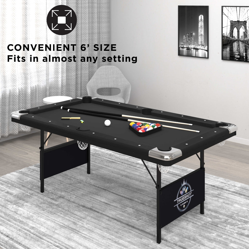 Trueshot 6' Folding Billiard Table by Fat Cat 64-6035