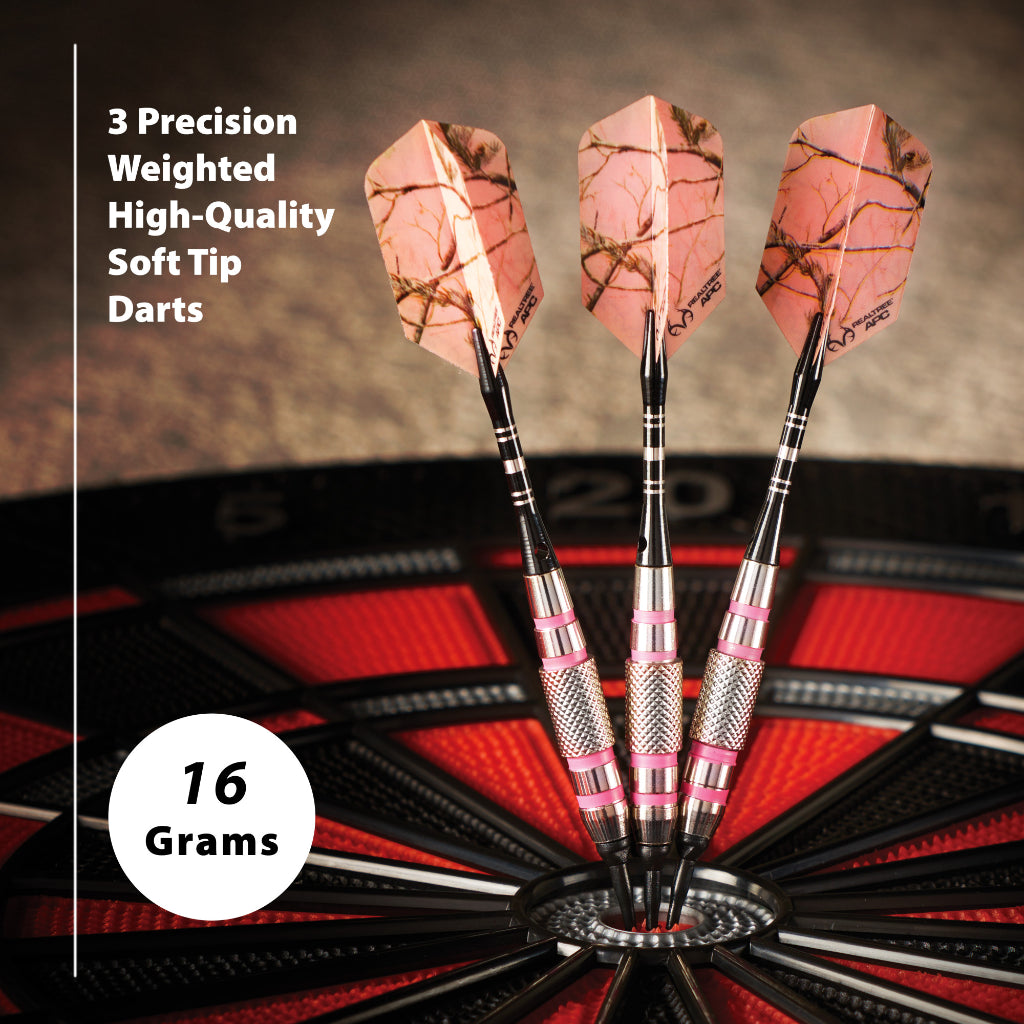 Realtree APC Soft Tip Darts 16gm by Fat Cat 26-1427