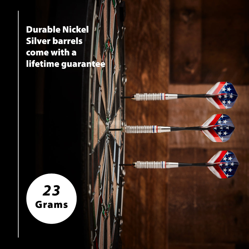 Support Our Troops Steel Tip Dart Set 23 Grams by Fat Cat 22-2075-23