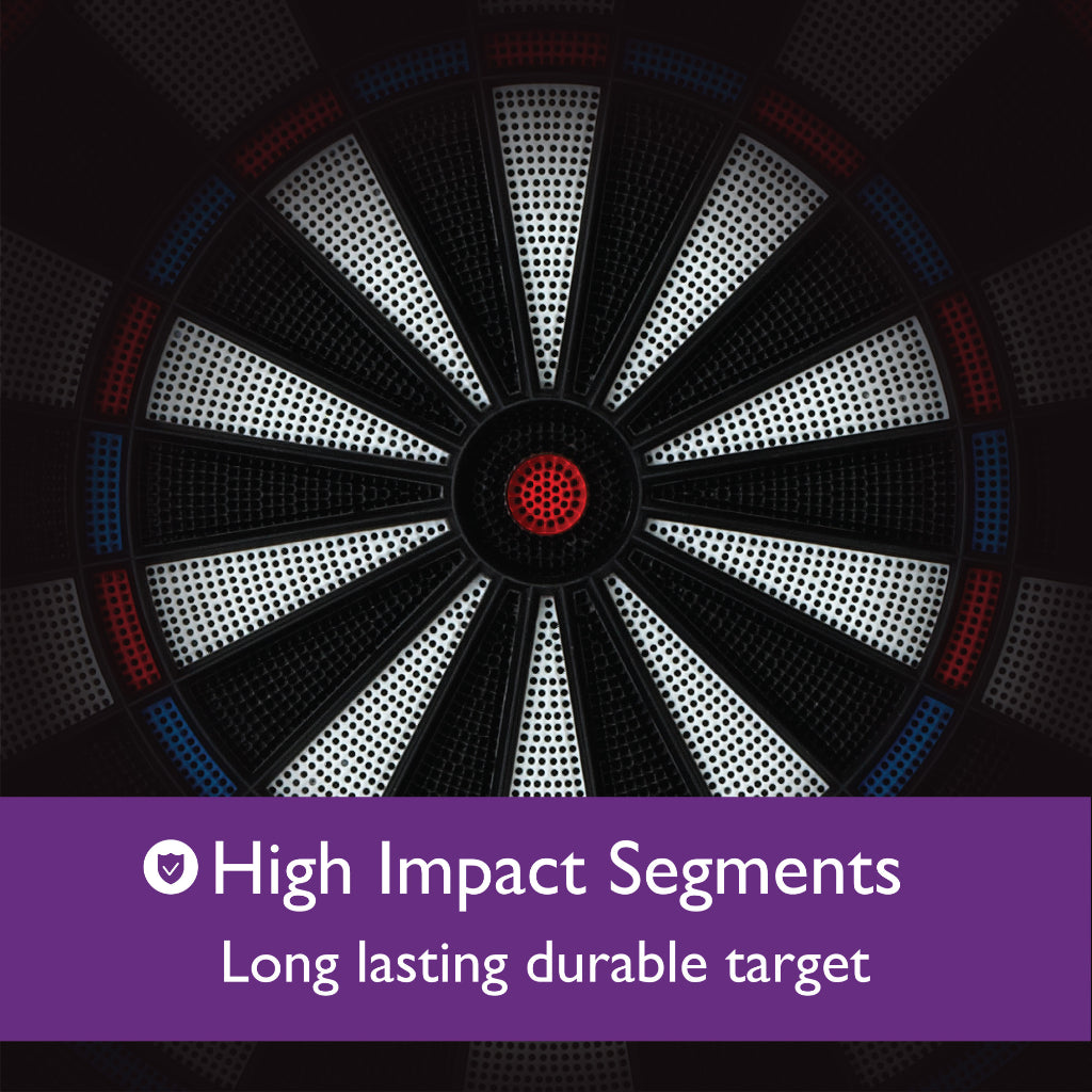 Electronx Electronic Dartboard, 13.5" Compact Target by Fat Cat 42-1054