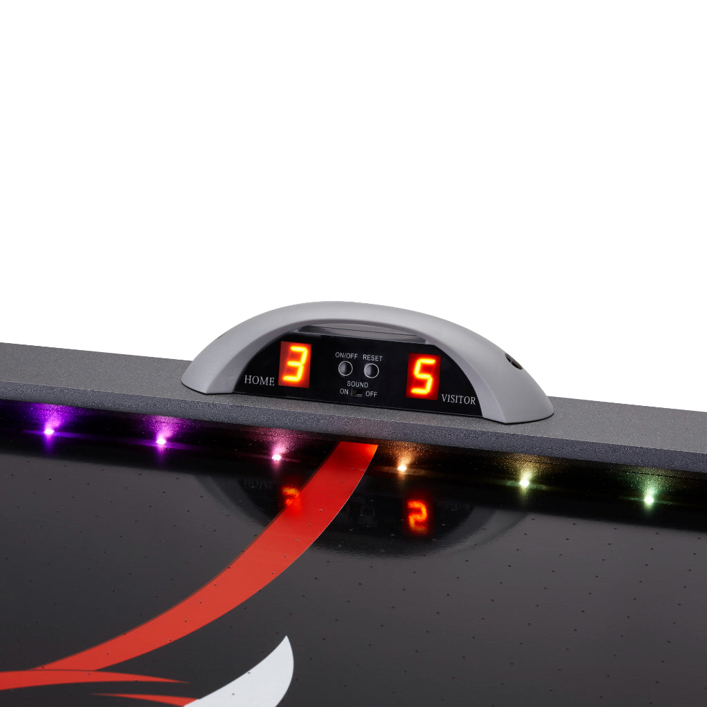 Volt 7' LED Illuminated Air Hockey Table by Fat Cat 64-3014