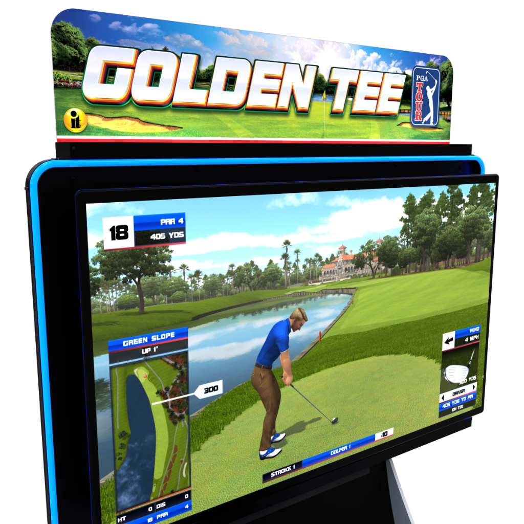 Golden Tee PGA Tour Clubhouse Home - Deluxe Edition (with stand) by Incredible Technologies DHGR-IT-GTPGA-DX