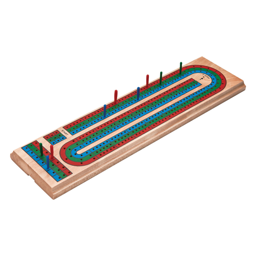 Wooden Barony Cribbage Board by Mainstreet Classics 55-0106