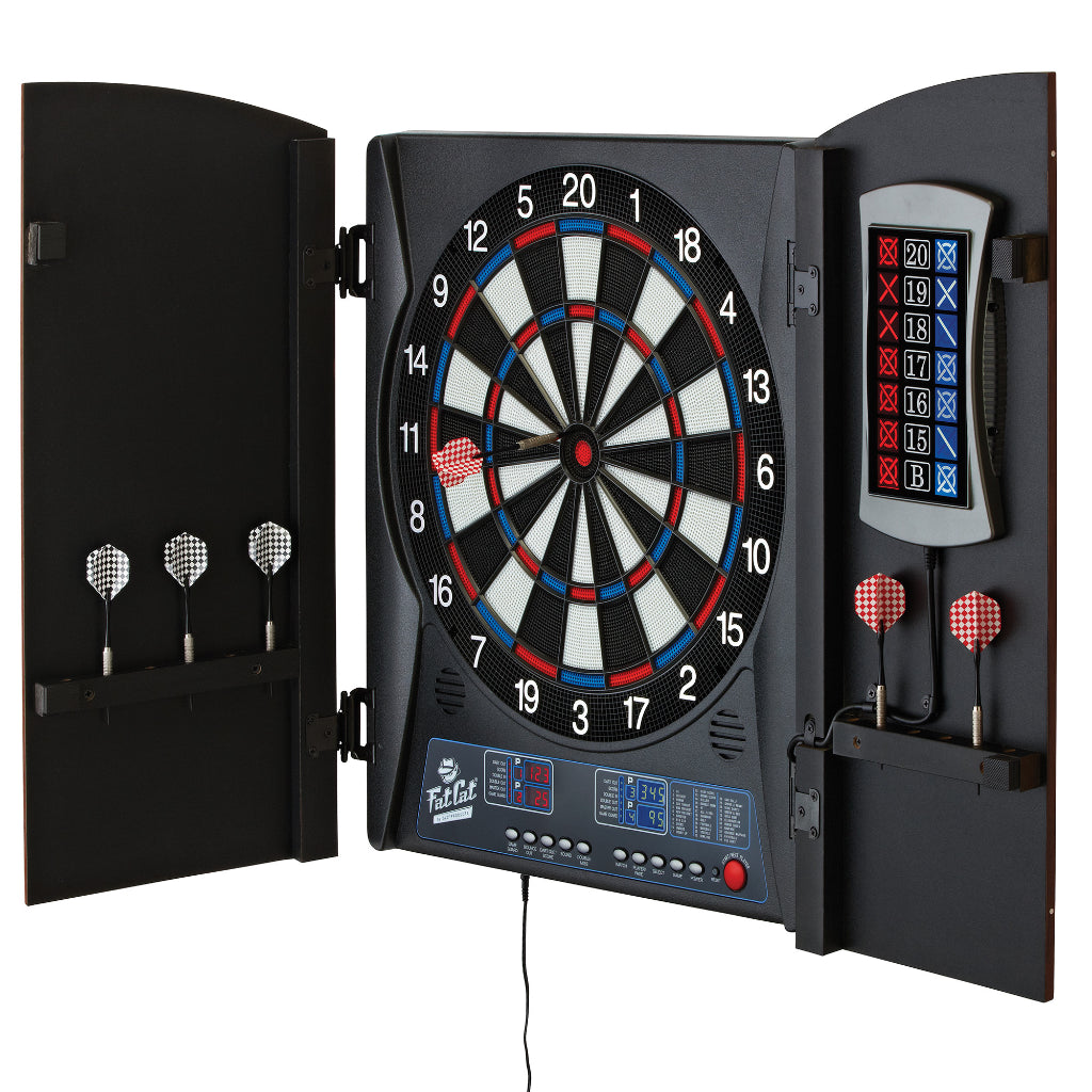 Mercury Electronic Dartboard 13.5" Compact Target by Fat Cat 42-1053