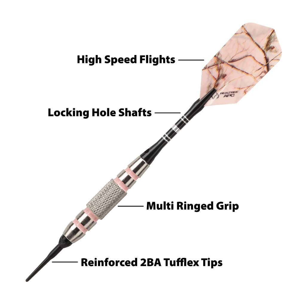 Realtree APC Soft Tip Darts 16gm by Fat Cat 26-1427