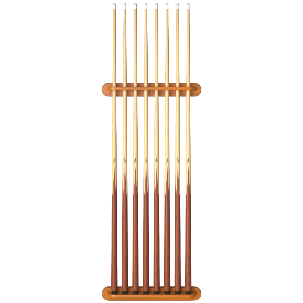 Traditional 8 Cue Wall Cue Rack by Viper 52-0115