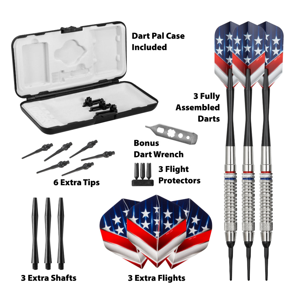 Support Our Troops Soft Tip Darts 20 Grams by Fat Cat 20-2075-20